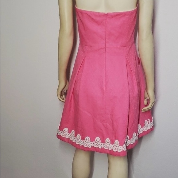 Lilly Pulitzer Pink and White Dress - Picture 4 of 6